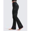 imageCRZ YOGA Womens Butterluxe High Waist Flare Pants 29quot  305quot  32quot  335quot  Yoga Bootcut Wide Leg with Pocket LoungeBlack Tie Dye Flowers
