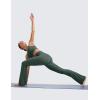 imageCRZ YOGA Womens Butterluxe High Waist Flare Pants 29quot  305quot  32quot  335quot  Yoga Bootcut Wide Leg with Pocket LoungeDark Forest Green