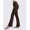 imageCRZ YOGA Womens Butterluxe High Waist Flare Pants 29quot  305quot  32quot  335quot  Yoga Bootcut Wide Leg with Pocket LoungeHot Fudge Brown