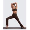 imageCRZ YOGA Womens Butterluxe High Waist Flare Pants 29quot  305quot  32quot  335quot  Yoga Bootcut Wide Leg with Pocket LoungeHot Fudge Brown
