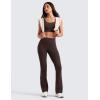 imageCRZ YOGA Womens Butterluxe High Waist Flare Pants 29quot  305quot  32quot  335quot  Yoga Bootcut Wide Leg with Pocket LoungeHot Fudge Brown