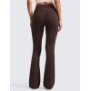 imageCRZ YOGA Womens Butterluxe High Waist Flare Pants 29quot  305quot  32quot  335quot  Yoga Bootcut Wide Leg with Pocket LoungeHot Fudge Brown