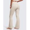 imageCRZ YOGA Womens Butterluxe High Waist Flare Pants 29quot  305quot  32quot  335quot  Yoga Bootcut Wide Leg with Pocket LoungeMojave Tan