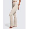 imageCRZ YOGA Womens Butterluxe High Waist Flare Pants 29quot  305quot  32quot  335quot  Yoga Bootcut Wide Leg with Pocket LoungeMojave Tan