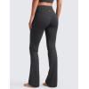 imageCRZ YOGA Womens Butterluxe High Waist Flare Pants 29quot  305quot  32quot  335quot  Yoga Bootcut Wide Leg with Pocket LoungeMysterious Grey