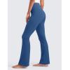 imageCRZ YOGA Womens Butterluxe High Waist Flare Pants 29quot  305quot  32quot  335quot  Yoga Bootcut Wide Leg with Pocket LoungePitch Blue