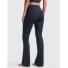 imageCRZ YOGA Womens Butterluxe High Waist Flare Pants 29quot  305quot  32quot  335quot  Yoga Bootcut Wide Leg with Pocket LoungeTrue Navy