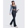 imageCRZ YOGA Womens Butterluxe High Waist Flare Pants 29quot  305quot  32quot  335quot  Yoga Bootcut Wide Leg with Pocket LoungeTrue Navy