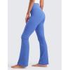 imageCRZ YOGA Womens Butterluxe High Waist Flare Pants 29quot  305quot  32quot  335quot  Yoga Bootcut Wide Leg with Pocket LoungeWild Indigo