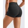 imageCRZ YOGA Womens Butterluxe High Waisted Biker Shorts 25 Inches  Yoga Workout Spandex Running Volleyball BootyBlack