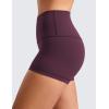 imageCRZ YOGA Womens Butterluxe High Waisted Biker Shorts 25 Inches  Yoga Workout Spandex Running Volleyball BootyDeep Purple