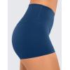 imageCRZ YOGA Womens Butterluxe High Waisted Biker Shorts 25 Inches  Yoga Workout Spandex Running Volleyball BootyFrench Navy