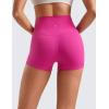 imageCRZ YOGA Womens Butterluxe High Waisted Biker Shorts 25 Inches  Yoga Workout Spandex Running Volleyball BootyHibiscus Purple