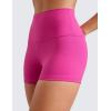 imageCRZ YOGA Womens Butterluxe High Waisted Biker Shorts 25 Inches  Yoga Workout Spandex Running Volleyball BootyHibiscus Purple