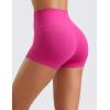 imageCRZ YOGA Womens Butterluxe High Waisted Biker Shorts 25 Inches  Yoga Workout Spandex Running Volleyball BootyHibiscus Purple