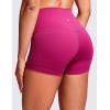imageCRZ YOGA Womens Butterluxe High Waisted Biker Shorts 25 Inches  Yoga Workout Spandex Running Volleyball BootyMagenta Purple