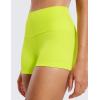 imageCRZ YOGA Womens Butterluxe High Waisted Biker Shorts 25 Inches  Yoga Workout Spandex Running Volleyball BootyNeon Yellow