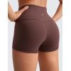 imageCRZ YOGA Womens Butterluxe High Waisted Biker Shorts 25 Inches  Yoga Workout Spandex Running Volleyball BootyTaupe