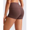 imageCRZ YOGA Womens Butterluxe High Waisted Biker Shorts 25 Inches  Yoga Workout Spandex Running Volleyball BootyTaupe