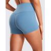 imageCRZ YOGA Womens Butterluxe High Waisted Biker Shorts 25 Inches  Yoga Workout Spandex Running Volleyball BootyUniverse Blue