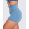 imageCRZ YOGA Womens Butterluxe High Waisted Biker Shorts 25 Inches  Yoga Workout Spandex Running Volleyball BootyUniverse Blue
