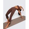 imageCRZ YOGA Womens Butterluxe High Waisted Flare Capris Leggings 23quot  Bootcut Yoga Pants Cropped Lounge Casual ComfyCoffee Brown