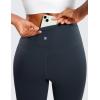 imageCRZ YOGA Womens Butterluxe High Waisted Flare Capris Leggings 23quot  Bootcut Yoga Pants Cropped Lounge Casual ComfyTrue Navy