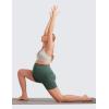 imageCRZ YOGA Womens Butterluxe Maternity Biker Shorts Over The Belly 4quot  Pregnancy Yoga Workout ActivewearDark Forest Green