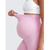 imageCRZ YOGA Womens Butterluxe Maternity Biker Shorts Over The Belly 4quot  Pregnancy Yoga Workout ActivewearVita Pink