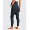imageCRZ YOGA Womens Butterluxe Maternity Joggers with Pockets 27quot  Workout Activewear Yoga Pregnancy Pants Buttery SoftTrue Navy