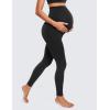 imageCRZ YOGA Womens Butterluxe Maternity Leggings Over The Belly 28quot  Workout Activewear Yoga Pregnancy Pants Buttery SoftBlack