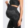 imageCRZ YOGA Womens Butterluxe Maternity Leggings Over The Belly 28quot  Workout Activewear Yoga Pregnancy Pants Buttery SoftBlack Tie Dye Flowers