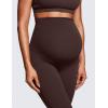 imageCRZ YOGA Womens Butterluxe Maternity Leggings Over The Belly 28quot  Workout Activewear Yoga Pregnancy Pants Buttery SoftHot Fudge Brown