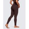 imageCRZ YOGA Womens Butterluxe Maternity Leggings Over The Belly 28quot  Workout Activewear Yoga Pregnancy Pants Buttery SoftHot Fudge Brown