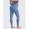 imageCRZ YOGA Womens Butterluxe Maternity Leggings Over The Belly 28quot  Workout Activewear Yoga Pregnancy Pants Buttery SoftOasis Blue