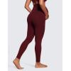 imageCRZ YOGA Womens Butterluxe Maternity Leggings Over The Belly 28quot  Workout Activewear Yoga Pregnancy Pants Buttery SoftRed Merlot
