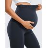 imageCRZ YOGA Womens Butterluxe Maternity Leggings Over The Belly 28quot  Workout Activewear Yoga Pregnancy Pants Buttery SoftTrue Navy