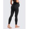 imageCRZ YOGA Womens Butterluxe Maternity Leggings with Pockets Over The Belly 25quot  Workout Active Yoga Pregnancy Pants SoftBlack