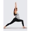 imageCRZ YOGA Womens Butterluxe Maternity Leggings with Pockets Over The Belly 25quot  Workout Active Yoga Pregnancy Pants SoftBlack