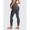 imageCRZ YOGA Womens Butterluxe Maternity Leggings with Pockets Over The Belly 25quot  Workout Active Yoga Pregnancy Pants SoftMysterious Grey