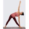 imageCRZ YOGA Womens Butterluxe Maternity Leggings with Pockets Over The Belly 25quot  Workout Active Yoga Pregnancy Pants SoftRed Merlot