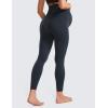 imageCRZ YOGA Womens Butterluxe Maternity Leggings with Pockets Over The Belly 25quot  Workout Active Yoga Pregnancy Pants SoftTrue Navy
