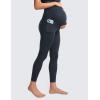 imageCRZ YOGA Womens Butterluxe Maternity Leggings with Pockets Over The Belly 25quot  Workout Active Yoga Pregnancy Pants SoftTrue Navy