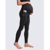 imageCRZ YOGA Womens Butterluxe Maternity Leggings with Pockets Over The Belly 28quot  Soft Workout Active Yoga Pregnancy PantsBlack