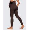 imageCRZ YOGA Womens Butterluxe Maternity Leggings with Pockets Over The Belly 28quot  Soft Workout Active Yoga Pregnancy PantsHot Fudge Brown