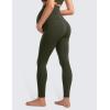 imageCRZ YOGA Womens Butterluxe Maternity Leggings with Pockets Over The Belly 28quot  Soft Workout Active Yoga Pregnancy PantsOlive Green