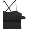 imageCRZ YOGA Womens Butterluxe Tennis Dress Spaghetti Strap Casual Athletic Sports Outfits with Builtin Shorts and BrasBlack