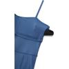 imageCRZ YOGA Womens Butterluxe Tennis Dress Spaghetti Strap Casual Athletic Sports Outfits with Builtin Shorts and BrasPitch Blue