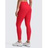 imageCRZ YOGA Womens Butterluxe Workout Leggings 25 Inches  High Waisted Gym Yoga Pants with Pockets Buttery SoftAurora Red