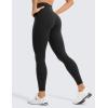 imageCRZ YOGA Womens Butterluxe Workout Leggings 25 Inches  High Waisted Gym Yoga Pants with Pockets Buttery SoftBlack